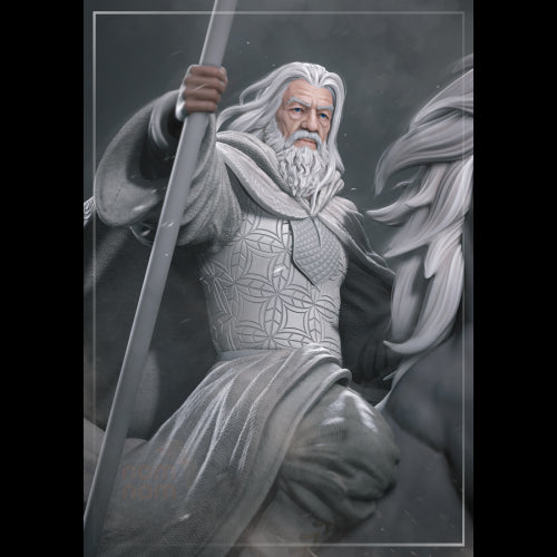 Digital STL Gandalf the White