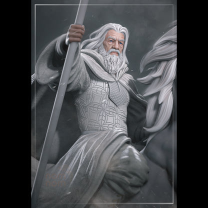 Digital STL Gandalf the White