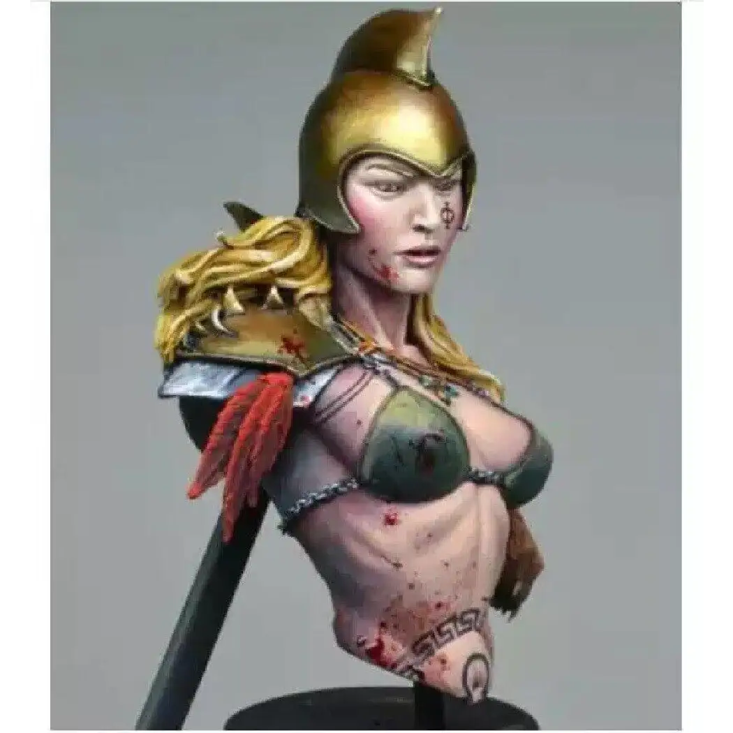 1/10 BUST Resin Model Kit Beautiful Girl Warrior Barbarian with Sword Unpainted - Model-Fan-Store