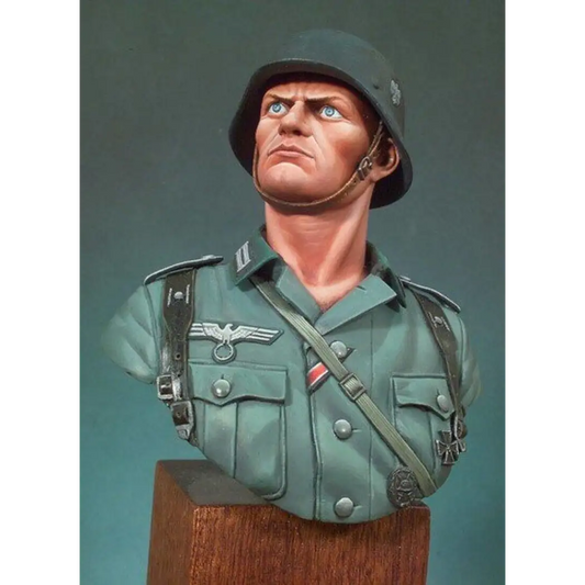 1/10 BUST Resin Model Kit German Soldier Infantry Infantry WW2 Unpainted - Model-Fan-Store