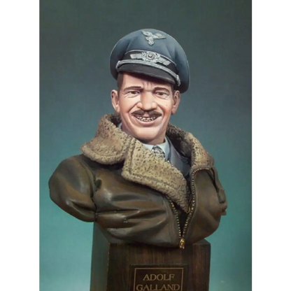 1/10 BUST Resin Model Kit German Soldier Pilot Air Force WW2 Unpainted - Model-Fan-Store