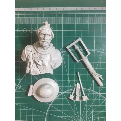 1/10 BUST Resin Model Kit Medieval Knight Hospitaller after Fighting Unpainted - Model-Fan-Store