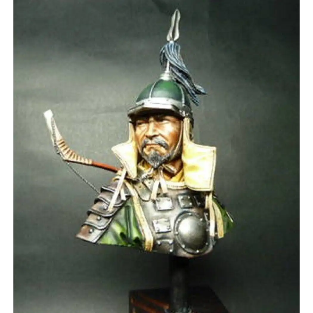 1/10 BUST Resin Model Kit Mongol Warrior Commander Unpainted A28 - Model-Fan-Store