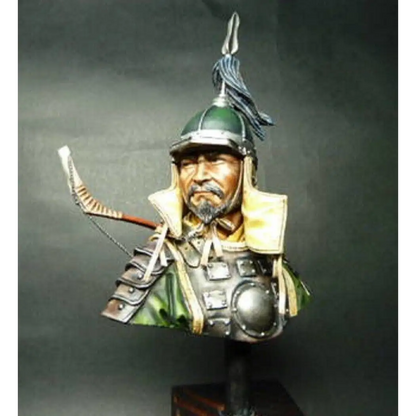 1/10 BUST Resin Model Kit Mongol Warrior Commander Unpainted A28 - Model-Fan-Store