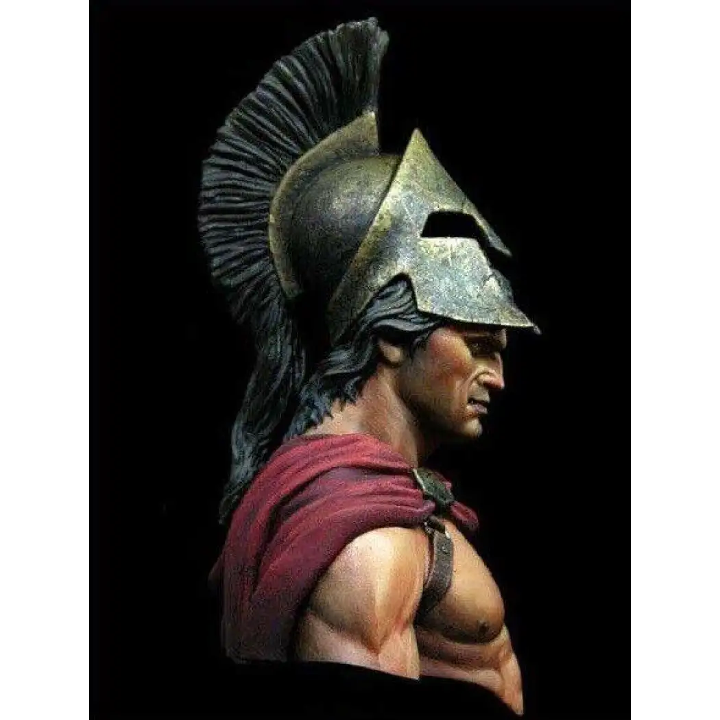 1/10 BUST Resin Model Kit Roman Spartan Warrior Gladiator Unpainted - Model-Fan-Store