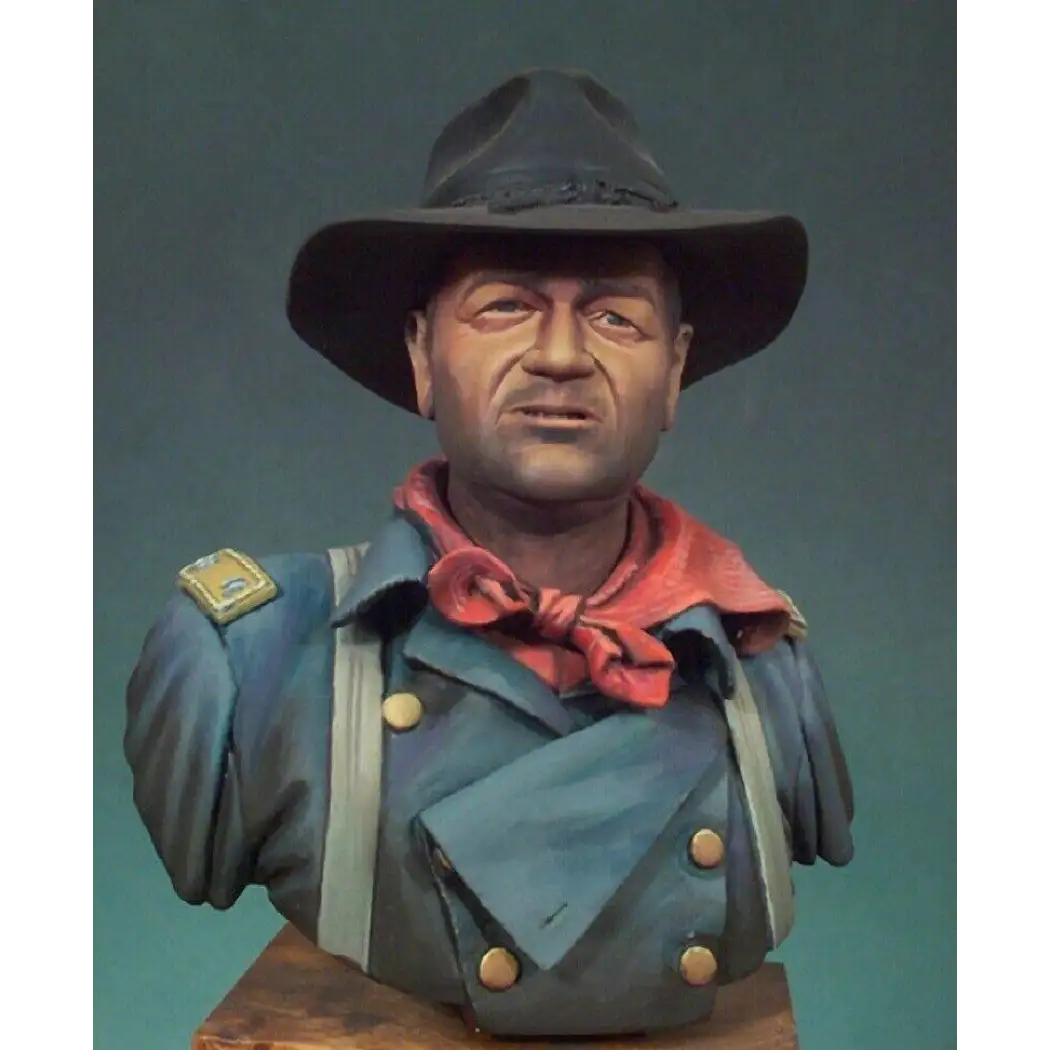 1/10 BUST Resin Model Kit Stagecoach Duke John Wayne Unpainted Unassembled - Model-Fan-Store