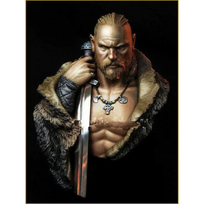 1/10 BUST Resin Model Kit Viking Warrior Barbarian Unpainted - Model-Fan-Store