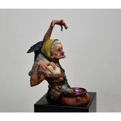 1/12 BUST Resin Figure Model Kit Female Witch Sorceress Unpainted - Model-Fan-Store