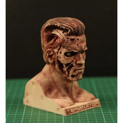 1/4 BUST 120mm Resin Model Kit Terminator T-800 Arnold Unpainted - Model-Fan-Store