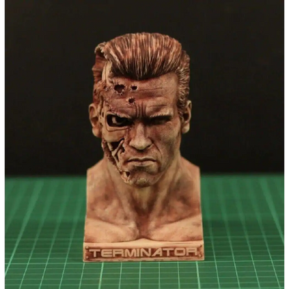 1/4 BUST 120mm Resin Model Kit Terminator T-800 Arnold Unpainted - Model-Fan-Store