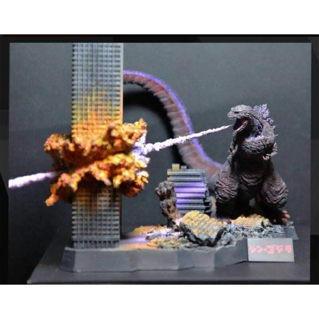 110mm Resin Complex Model Kit Godzilla Destroys City Movie Unpainted - Model-Fan-Store