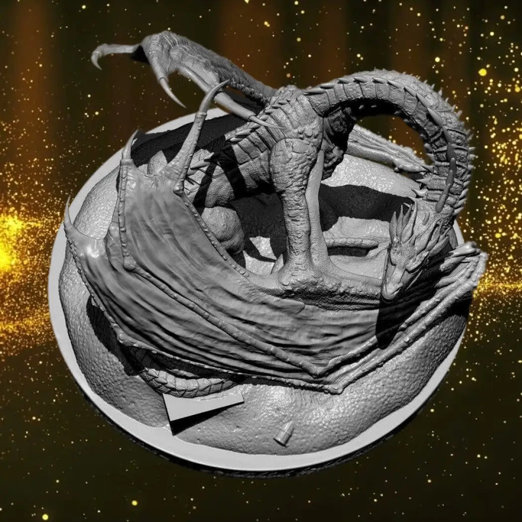 120mm Resin Model Kit Dragon Smaug Movie Unpainted