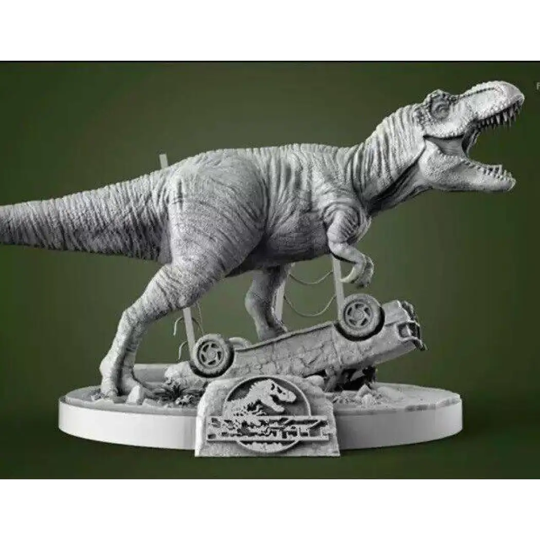 Unpainted Model Kit 65mm Resin Model Kit Jurassic Park Miniature Movie Unpainted – Model ...