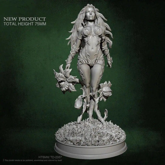 75mm Resin Model Kit Beautiful Girl Woman Goddess Freyja Unpainted - Model-Fan-Store