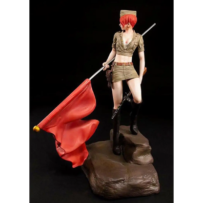 1/12 155mm Resin Model Kit Beautiful Girl Soviet Soldier with Base Unpainted - Model-Fan-Store