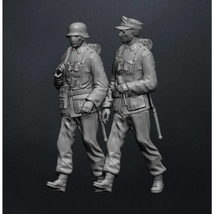 1/16 120mm Resin Model Kit German Soldiers Infantry WW2 Unpainted - Model-Fan-Store