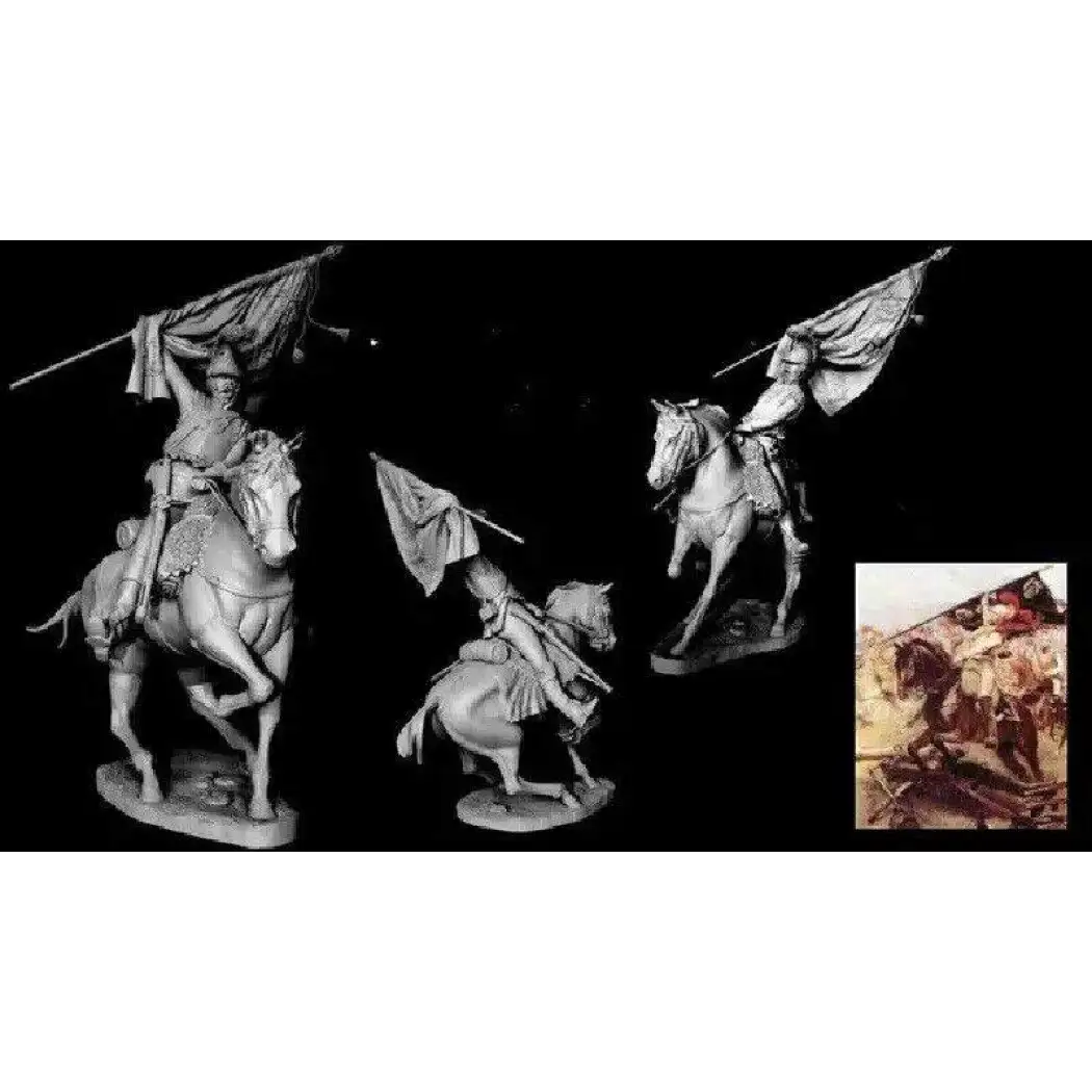 1/16 about 24cm Resin Model Kit FRENCH CARABINIER Warrior Unpainted - Model-Fan-Store