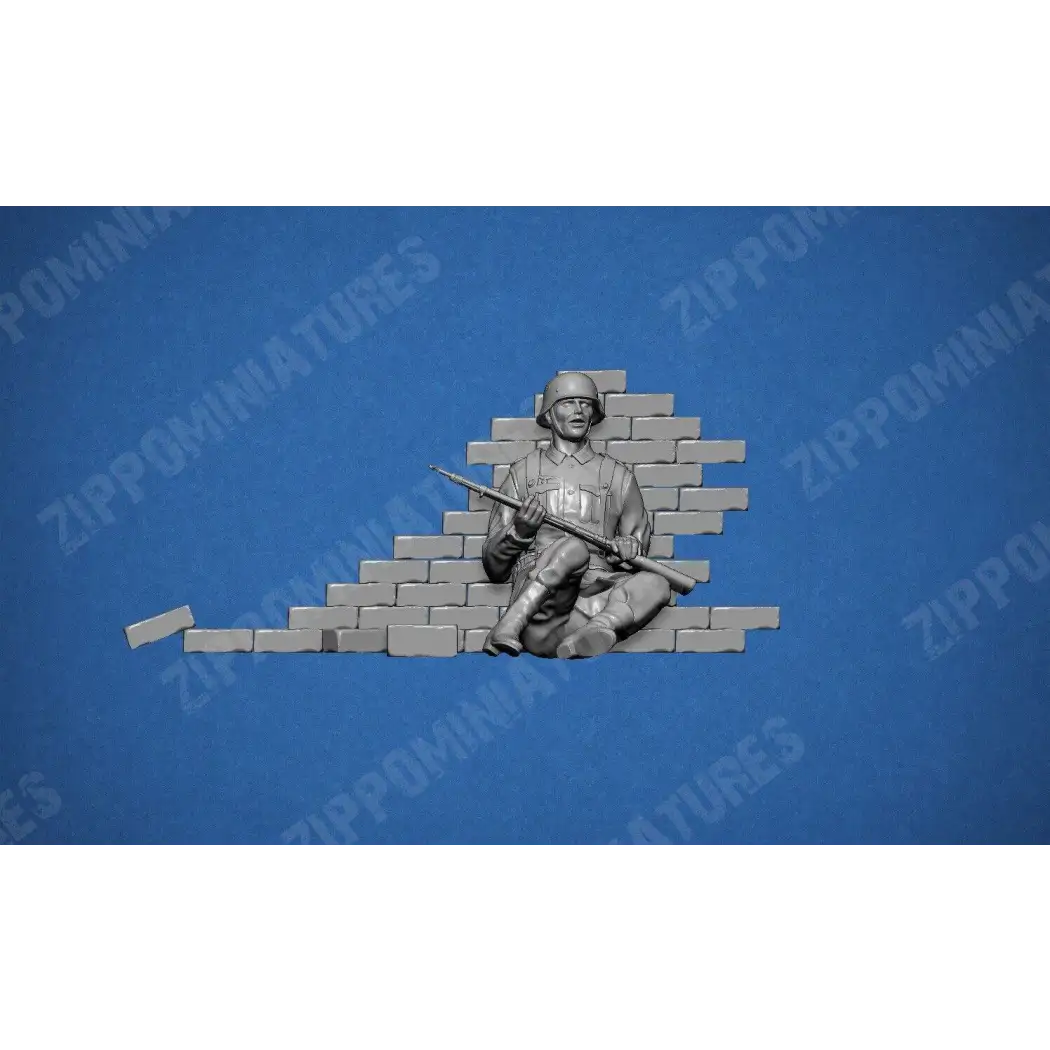 1/16 Resin Model Kit German Soldier Infantry Infantry WW2 Unpainted - Model-Fan-Store