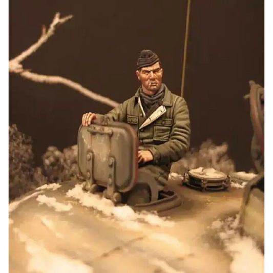 1/16 Resin Model Kit German Soldier Tank Crews no Tank WW2 Unpainted - Model-Fan-Store