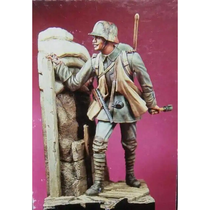 1/16 Resin Model Kit German Soldier WW1 (with base) Unpainted - Model-Fan-Store