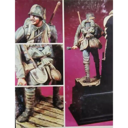 1/16 Resin Model Kit German Soldier WW1 (with base) Unpainted - Model-Fan-Store