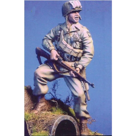 1/16 Resin Model Kit US Soldier 101st Airborne WW2 (with base) Unpainted - Model-Fan-Store