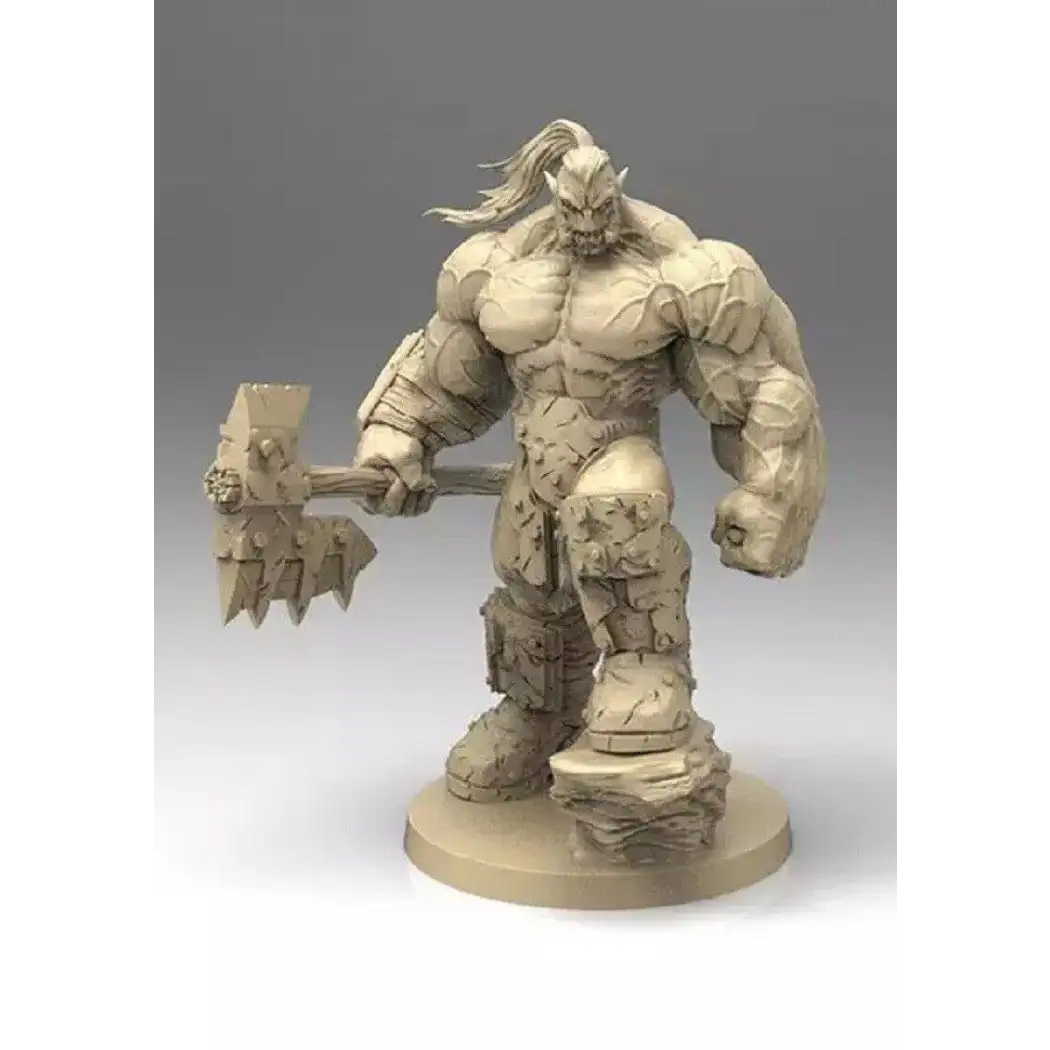 1/20 105mm Resin Casting Model Kit Orc Warrior WOW Berserker Unpainted X0065 - Model-Fan-Store