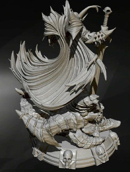 250mm 3D Print Superhero Model Kit Spawn Righteous Monster Unpainted - Model-Fan-Store