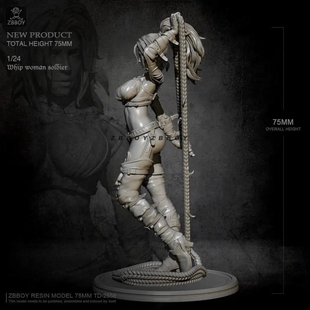 1/24 75mm Resin Model Kit Beautiful Girl Tomb Raider TD-2558 Unpainted - Model-Fan-Store