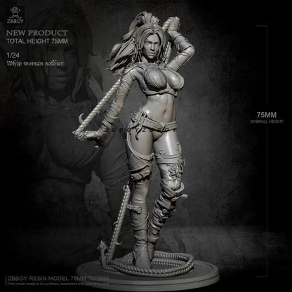 1/24 75mm Resin Model Kit Beautiful Girl Tomb Raider TD-2558 Unpainted - Model-Fan-Store