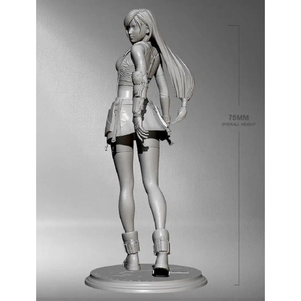 1/24 75mm Resin Model Kit Modern Beautiful Girl Woman Unpainted - Model-Fan-Store