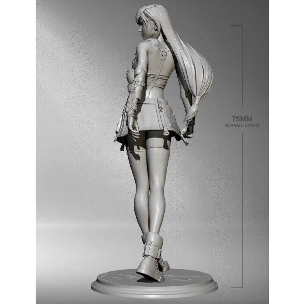 1/24 75mm Resin Model Kit Modern Beautiful Girl Woman Unpainted - Model-Fan-Store