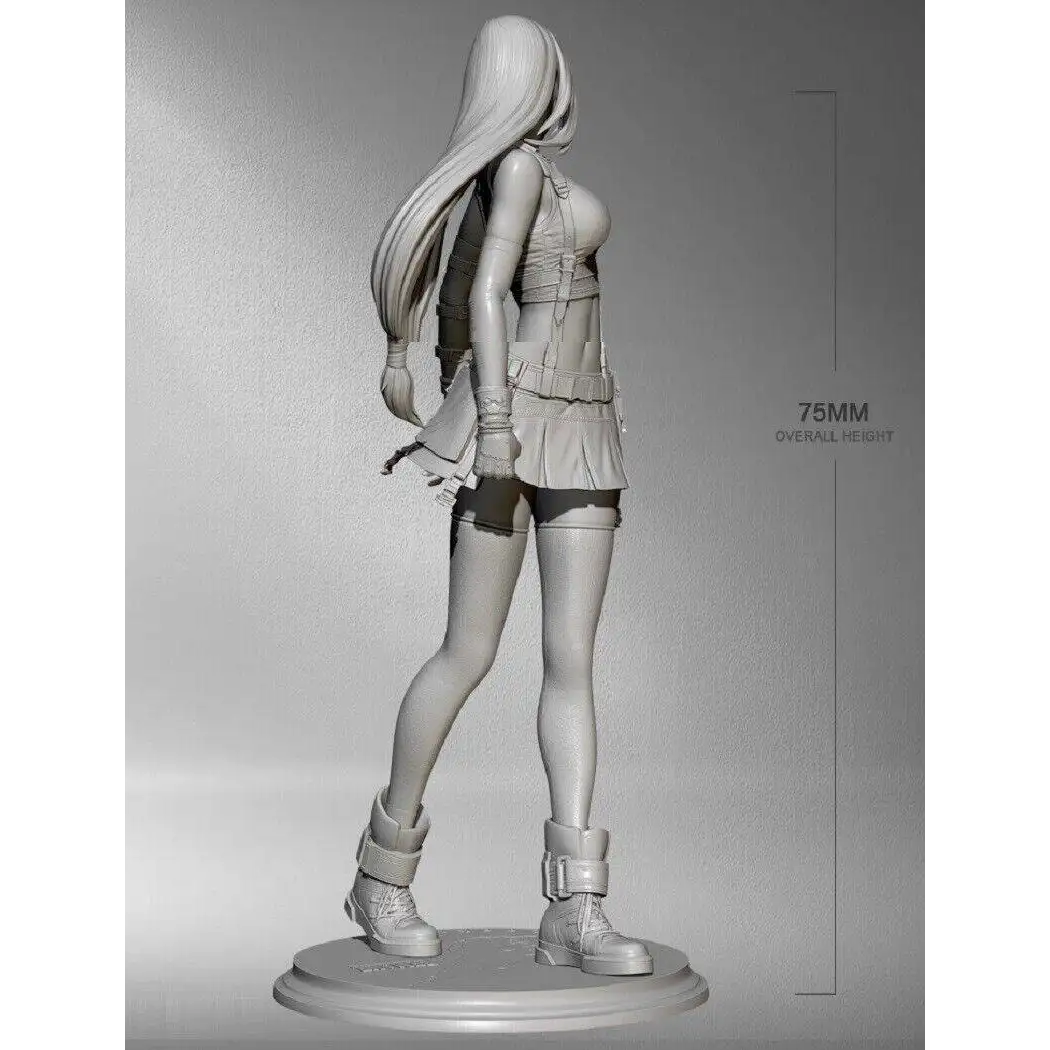 1/24 75mm Resin Model Kit Modern Beautiful Girl Woman Unpainted - Model-Fan-Store