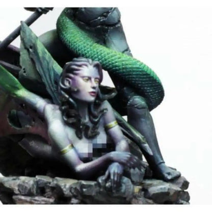 1/24 75mm Resin Model Kit Perseus and Medusa Fantasy Miniature Unpainted - Model-Fan-Store