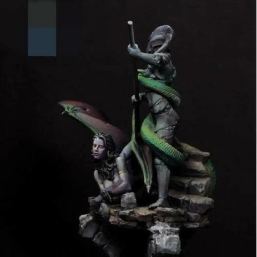 1/24 75mm Resin Model Kit Perseus and Medusa Fantasy Miniature Unpainted - Model-Fan-Store