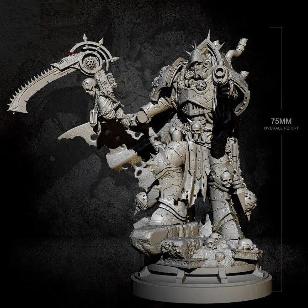 1/24 75mm Resin Model Kit Warrior Ravager Hunter Post Apocalypse Unpai ...
