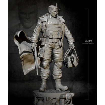 1/24 75mm Resin Superhero Model Kit Punisher Unpainted - Model-Fan-Store