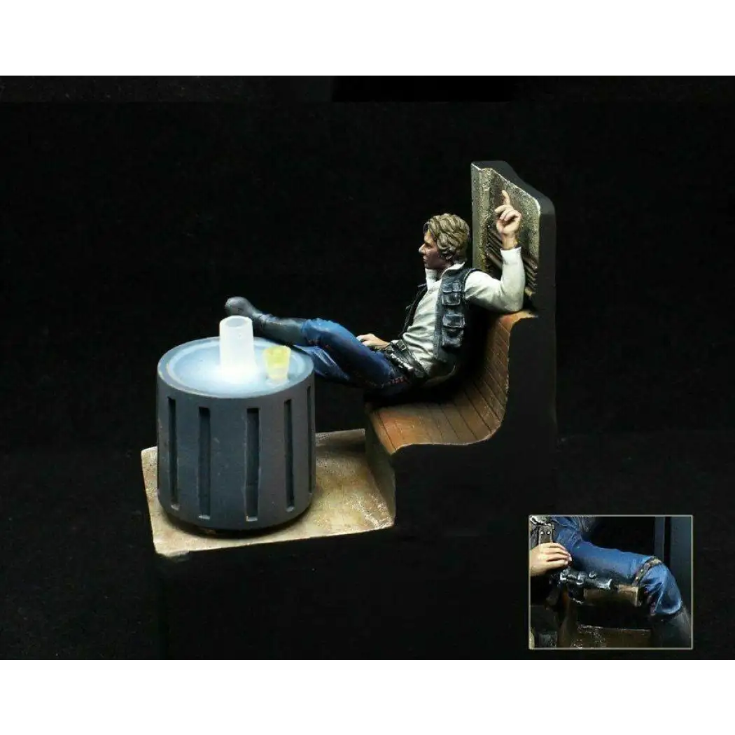 1/24 Resin Model Kit Star Wars Han Solo Bar Scene Unpainted - Model-Fan-Store