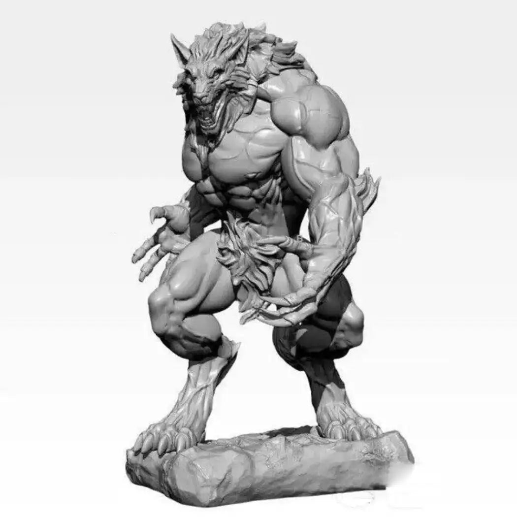 1/24 Resin Model Kit Werewolf Fairy Tales Unpainted