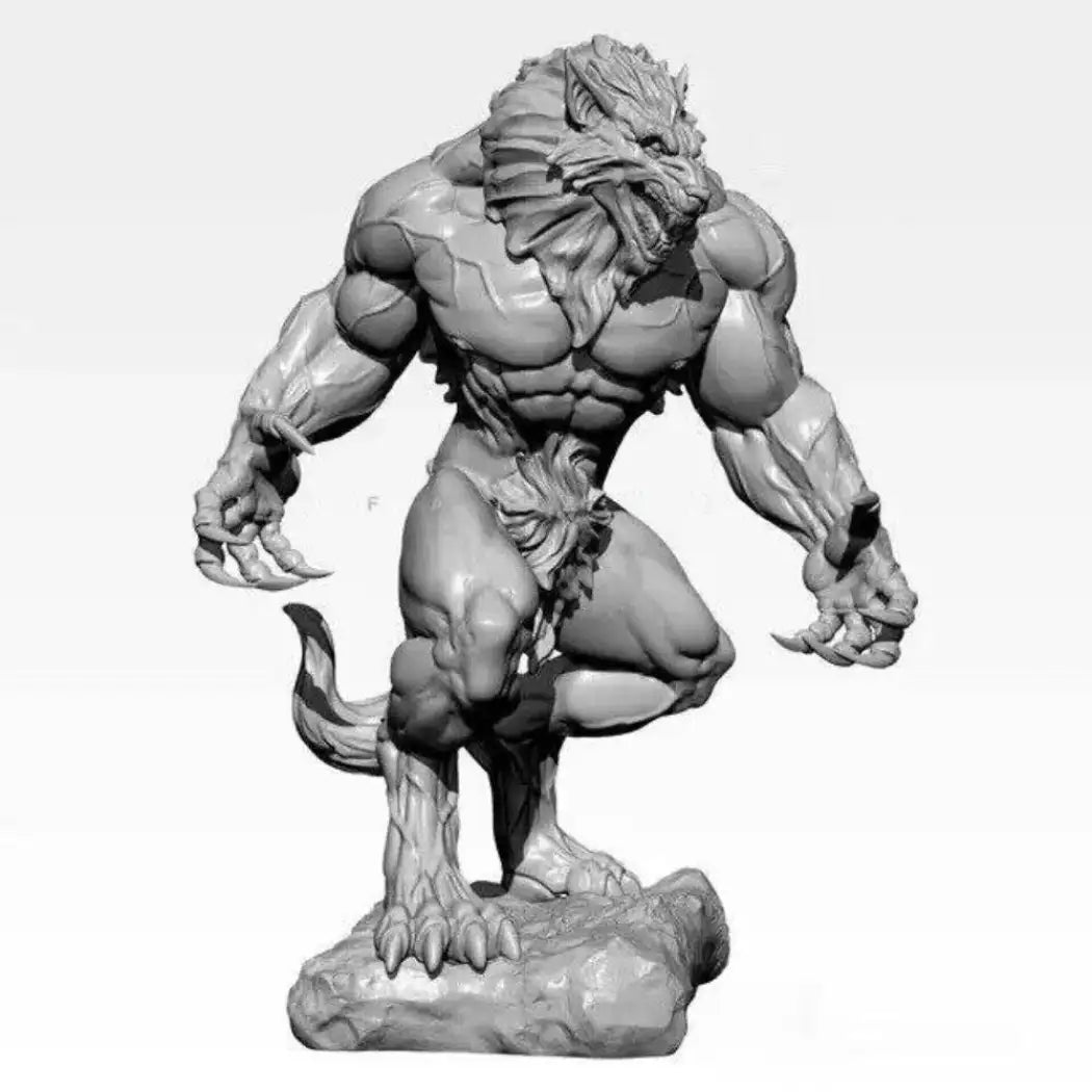1/24 Resin Model Kit Werewolf Fairy Tales Unpainted