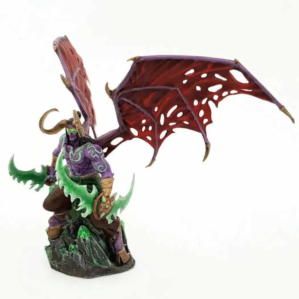 1/32 95mm Resin Model Kit Illidan Stormrage Demon Elf Warcraft Unpainted - Model-Fan-Store