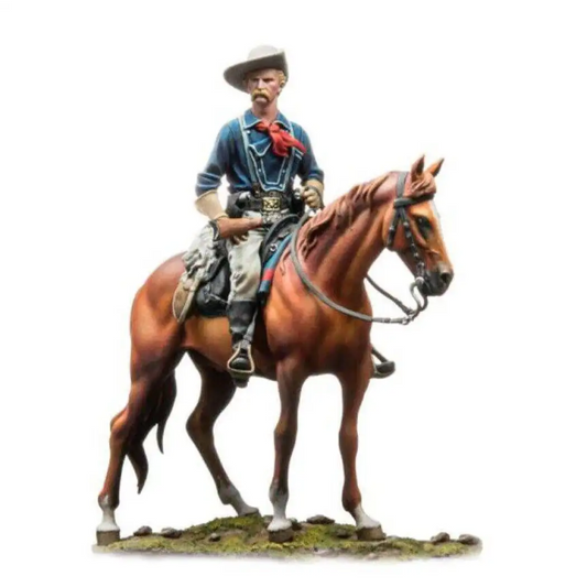 1/32 Resin Model Kit American Cavalry Officer Custer Unpainted Unassembled - Model-Fan-Store