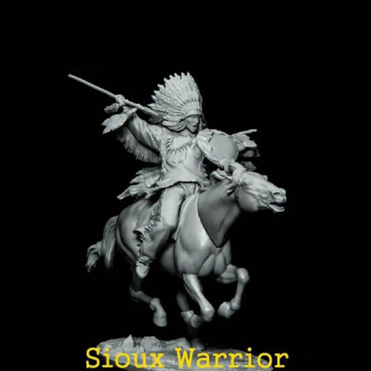 1/32 Resin Model Kit Warrior Native American Indian Chief Unpainted