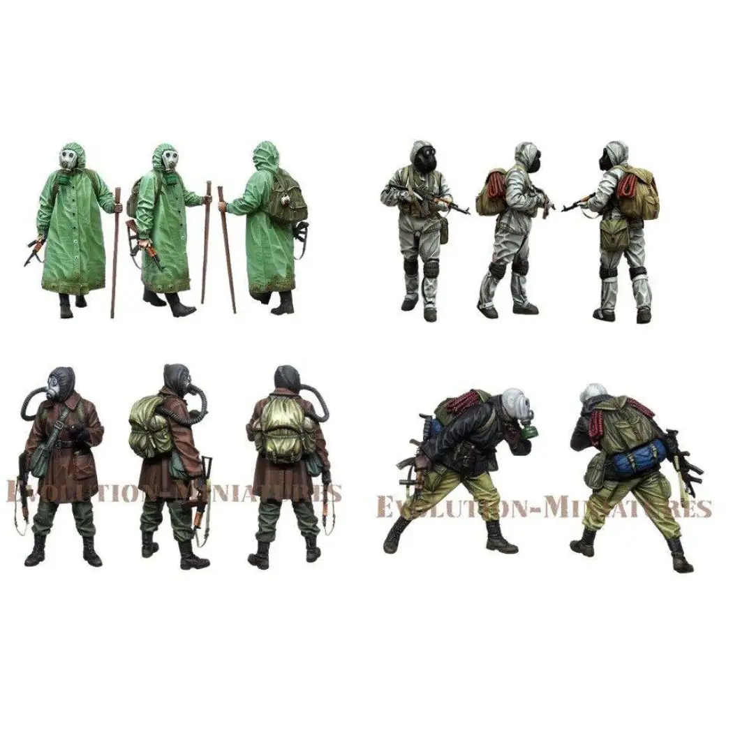 1/35 4pcs Resin Model Kit Soldiers Stalkers Unpainted Unassembled - Model-Fan-Store