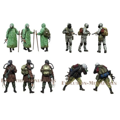 1/35 4pcs Resin Model Kit Soldiers Stalkers Unpainted Unassembled - Model-Fan-Store