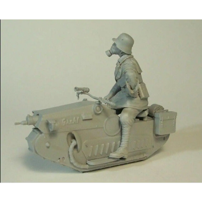 1/35 Resin Model Kit German Soldier with Moto Historical WW2 Unpainted - Model-Fan-Store