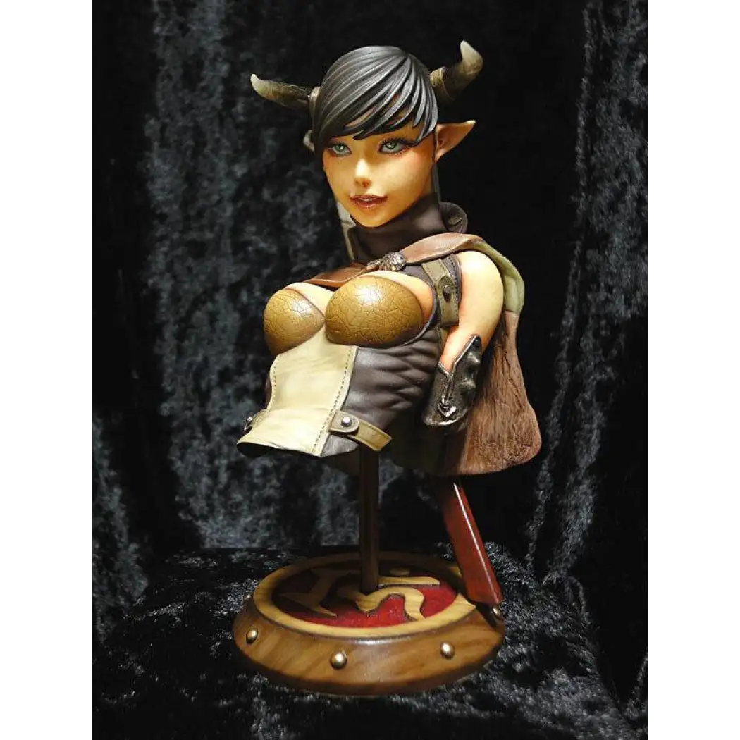 1/6 BUST Resin Model Kit Beautiful Beautiful Girl Warrior Devil Unpainted - Model-Fan-Store