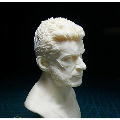 1/8 140mm BUST Resin Model Kit Hugh Jackman Wolverine Unpainted - Model-Fan-Store