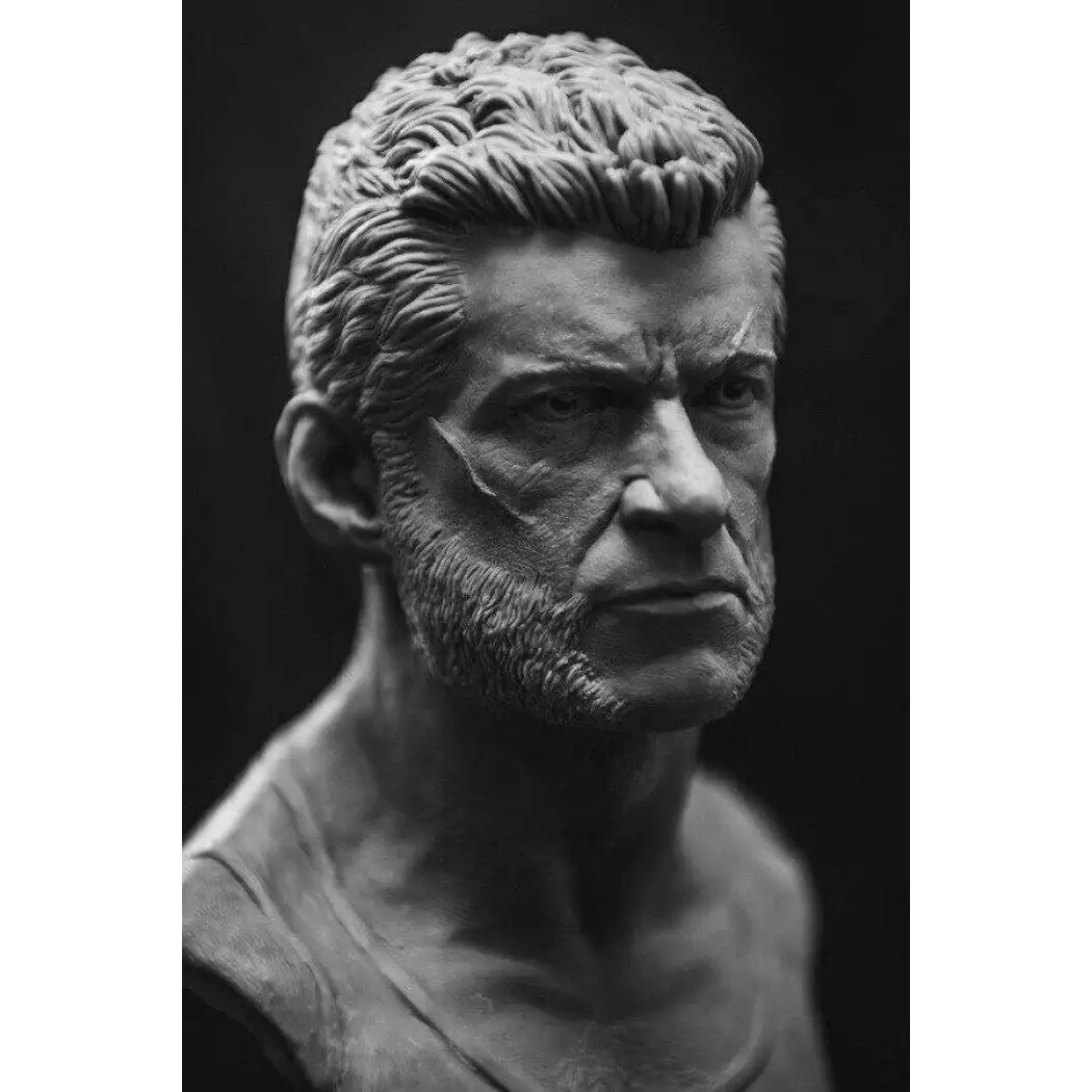 1/8 140mm BUST Resin Model Kit Hugh Jackman Wolverine Unpainted - Model-Fan-Store