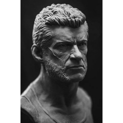 1/8 140mm BUST Resin Model Kit Hugh Jackman Wolverine Unpainted - Model-Fan-Store